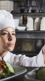 Hispanic female chef